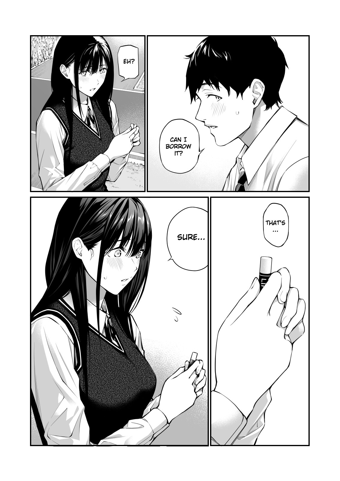 Hentai Manga Comic-Insert a secret he doesn't know.-Read-7